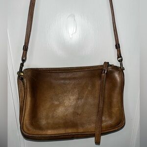 Coach Bonnie Cashin Vintage Small Brown Leather Shoulder Bag
